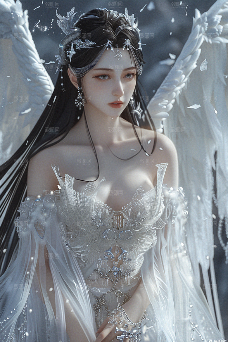天使女神高清梦幻摄影图