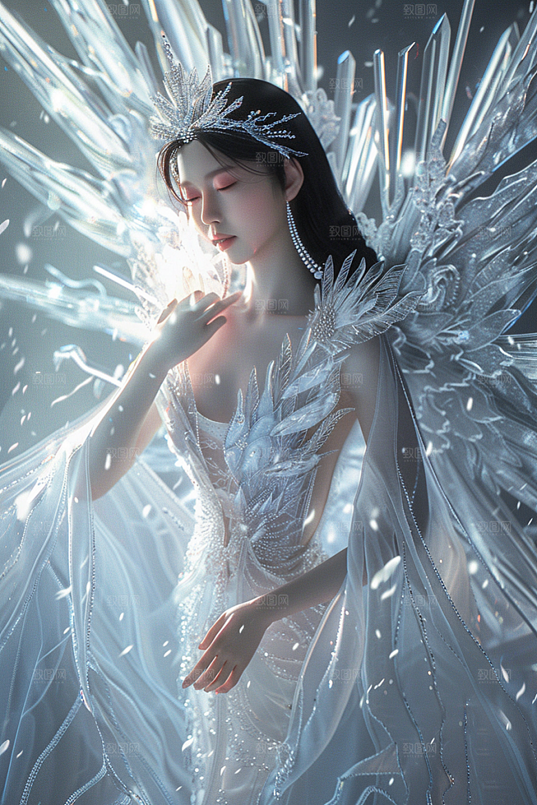 天使女神写真高清摄影图