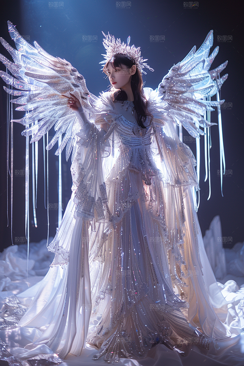 天使女神梦幻唯美摄影图