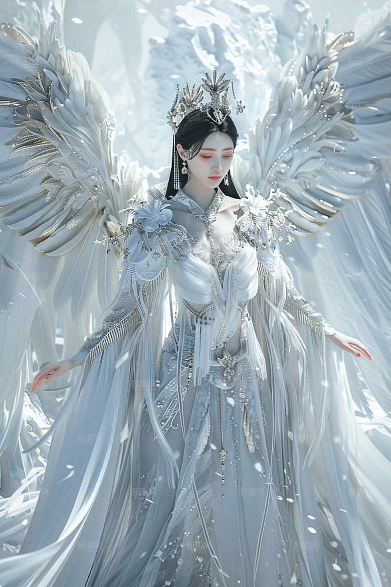 天使女神梦幻写真摄影图