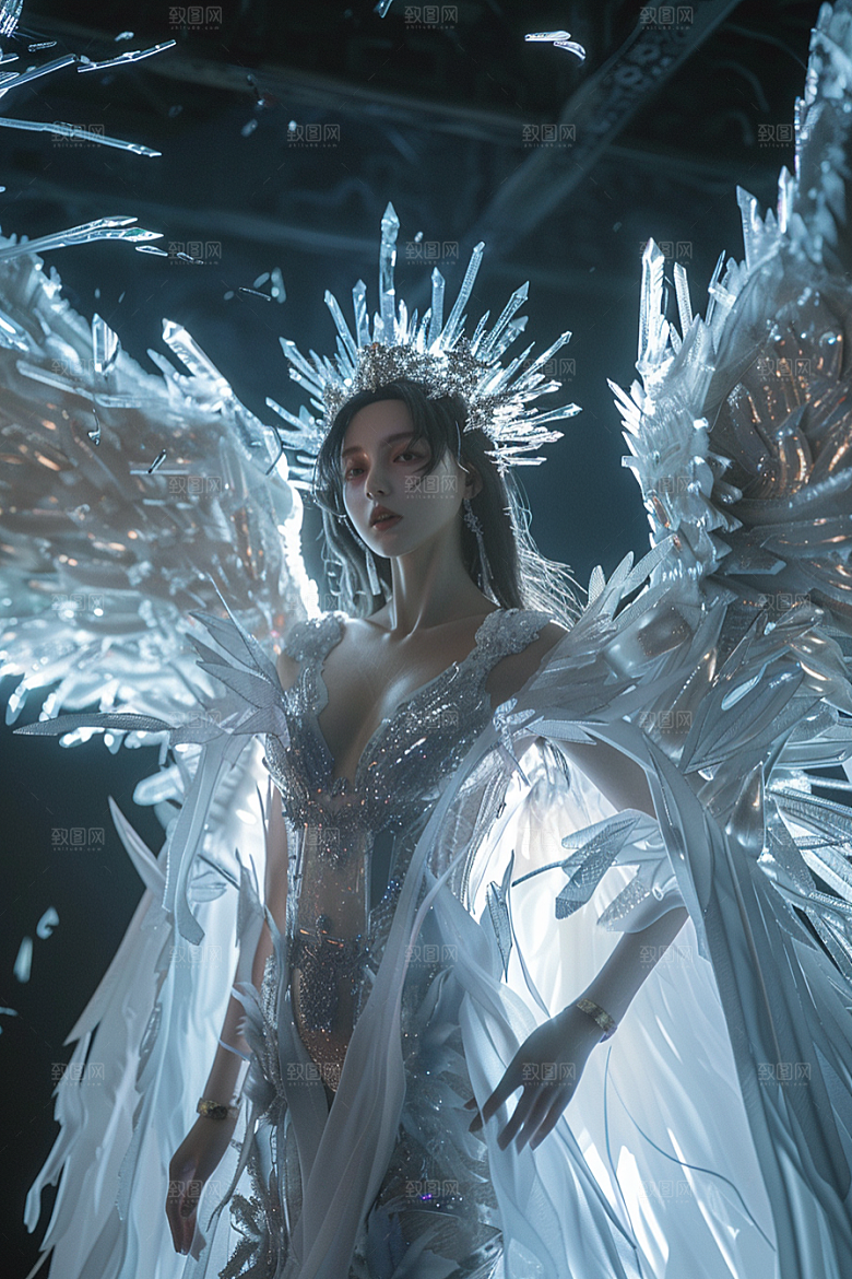 天使女神梦幻人物摄影图