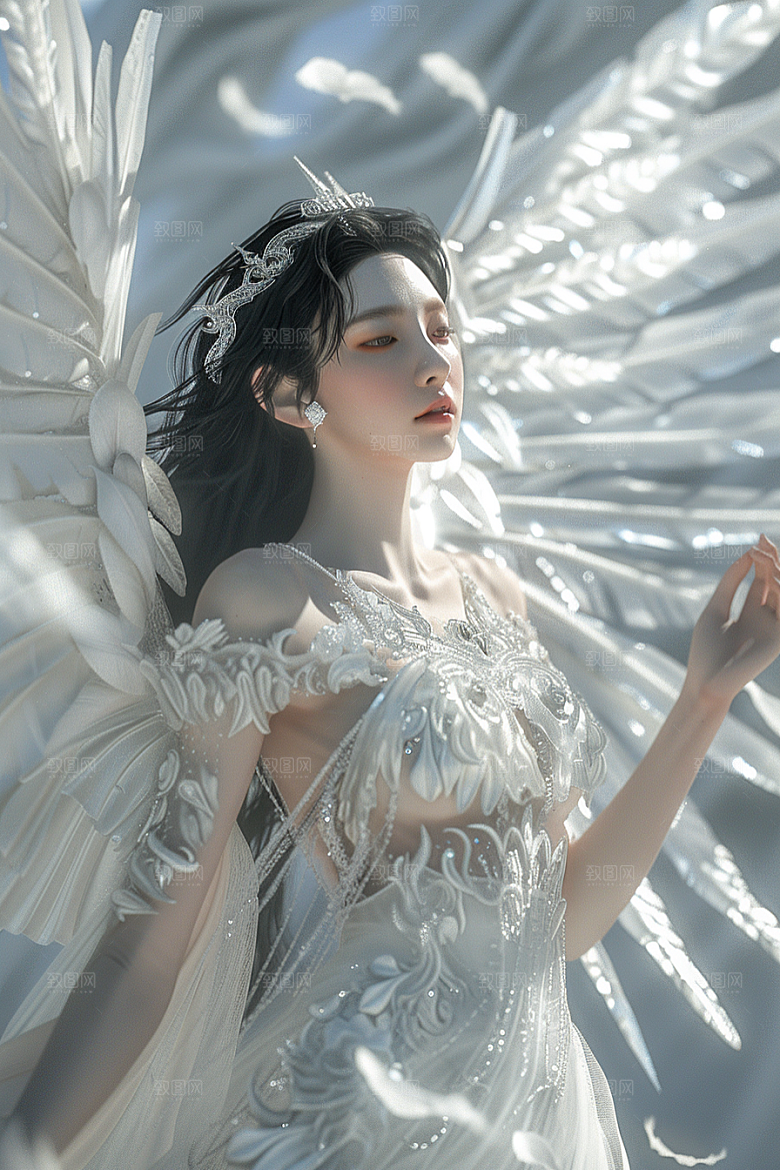 天使女神人物高清摄影图