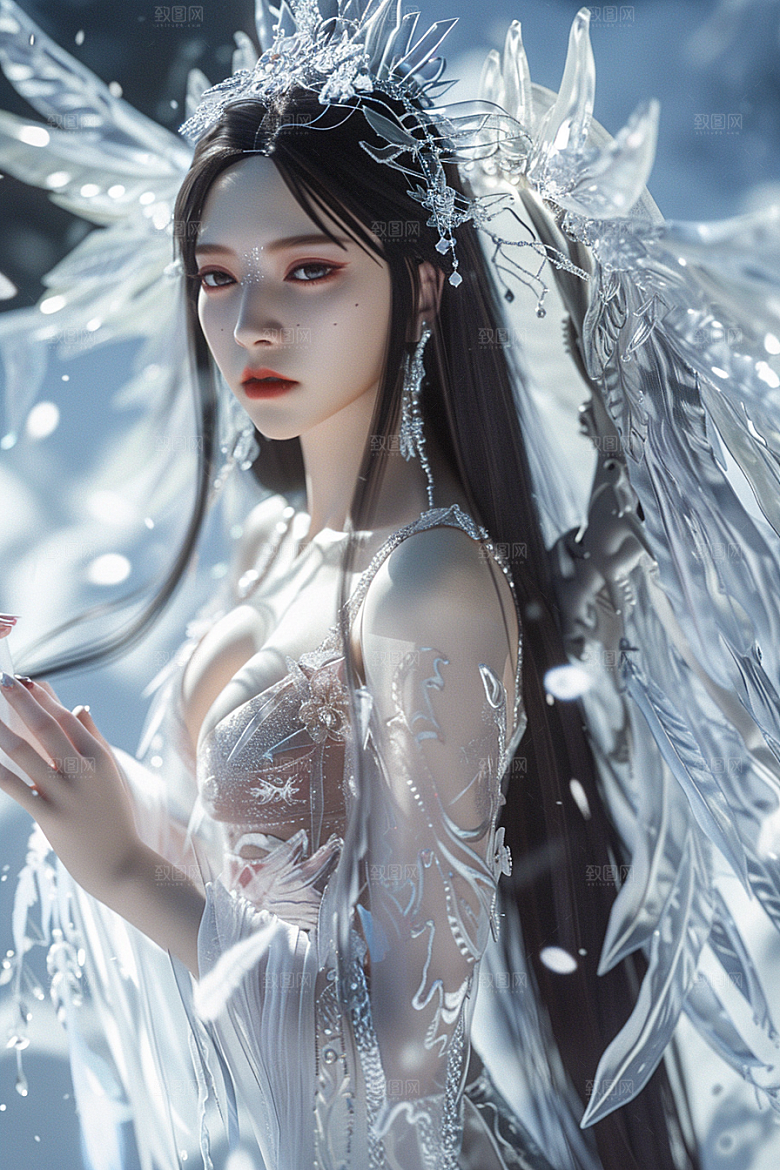 天使女神唯美梦幻摄影图