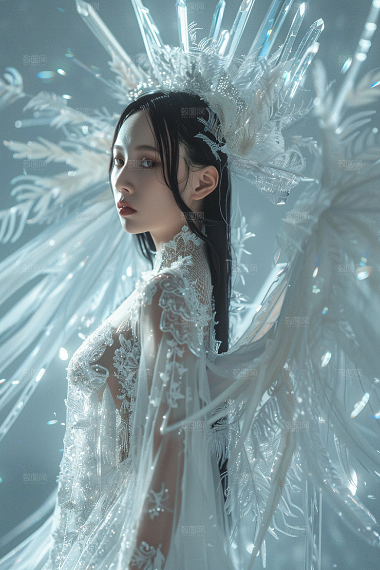 天使女神美女人物摄影图