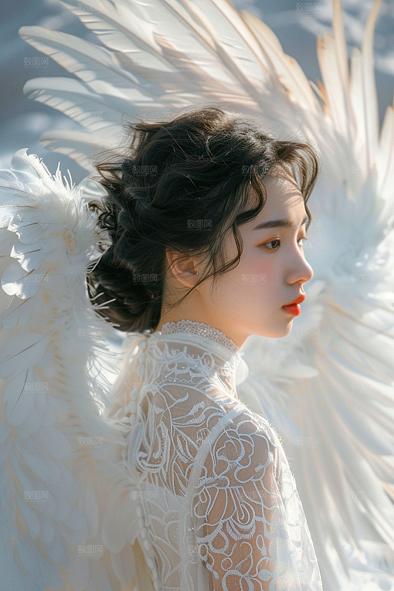 天使女神高清写真摄影图