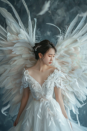 天使女神仙女高清摄影图