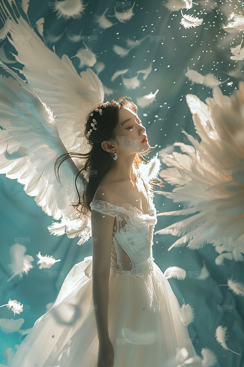 天使女神人物仙女摄影图