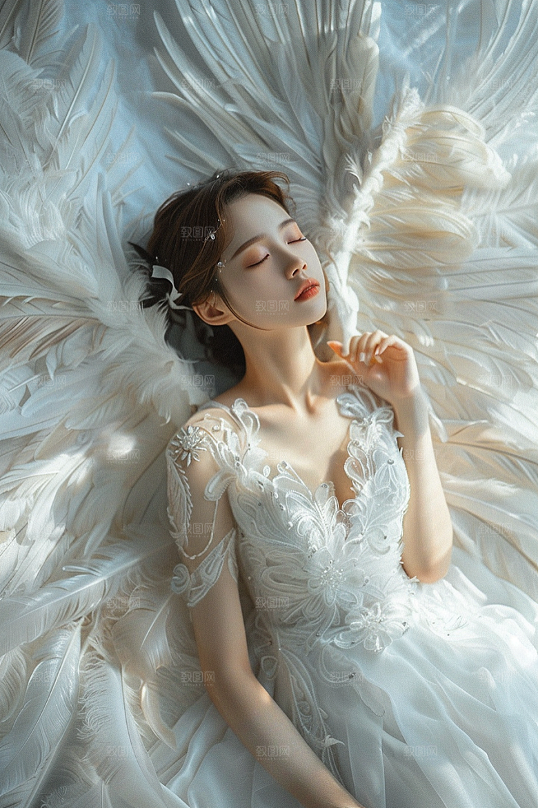 天使女神唯美写真摄影图