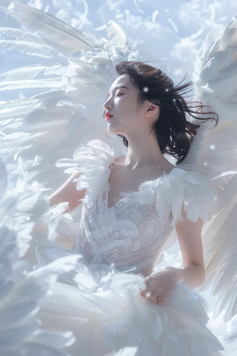天使女神高清唯美摄影图
