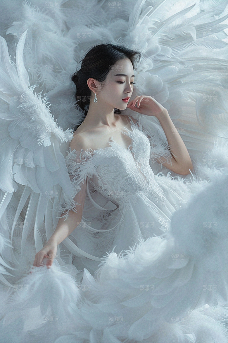 天使女神唯美梦幻摄影图