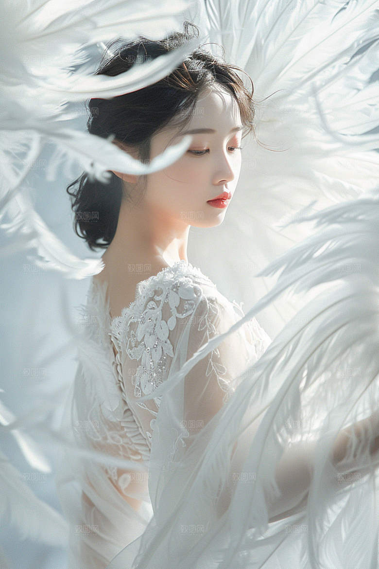 天使女神梦幻清新摄影图