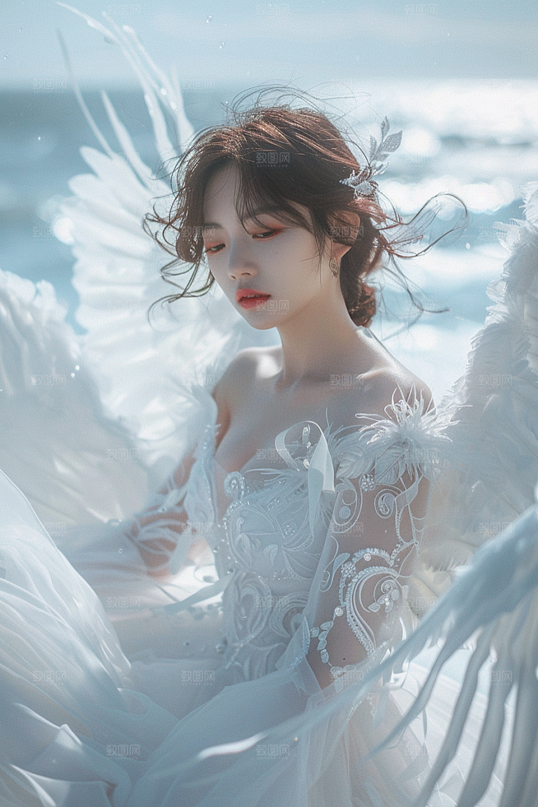 天使女神人物仙女摄影图