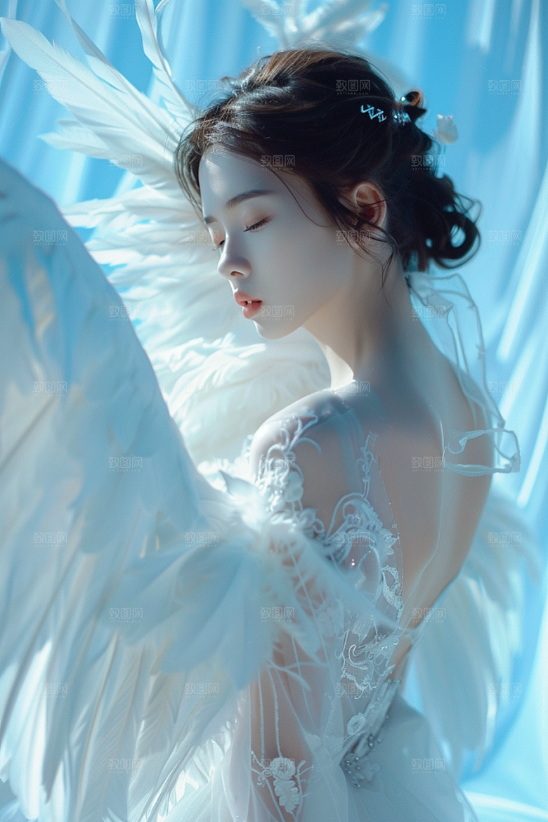天使女神高清写真摄影图