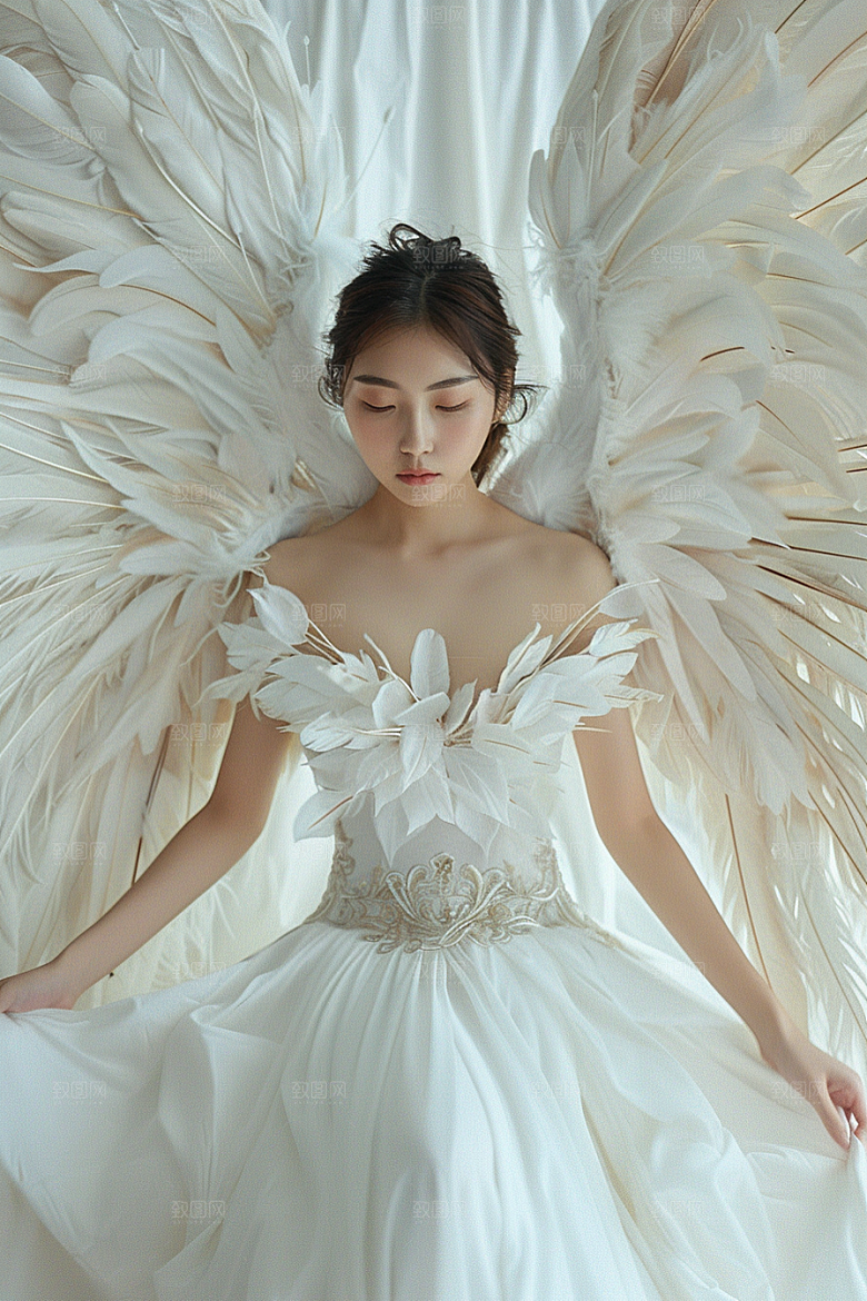 天使女神人物高清摄影图