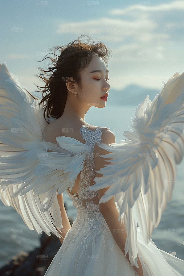 天使女神仙女高清摄影图