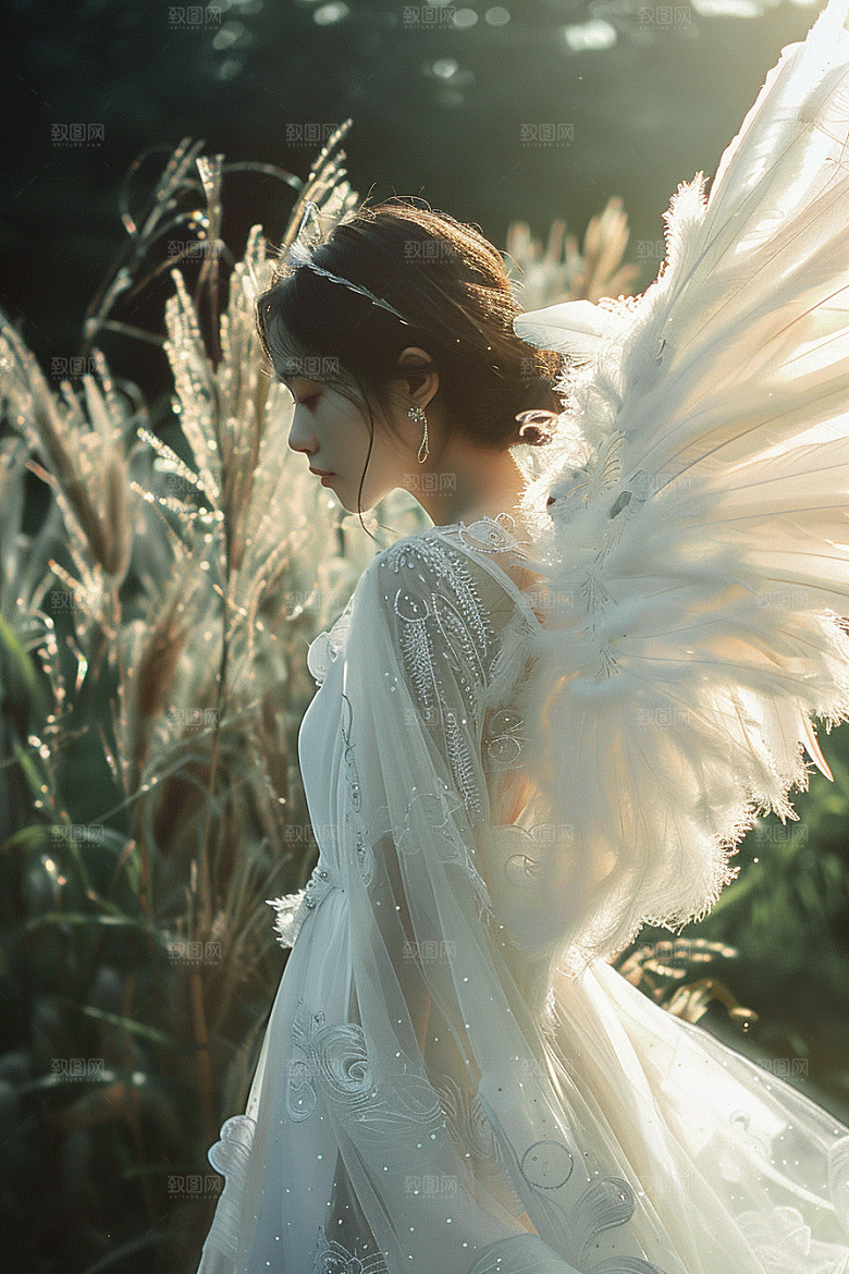 天使女神梦幻写真摄影图