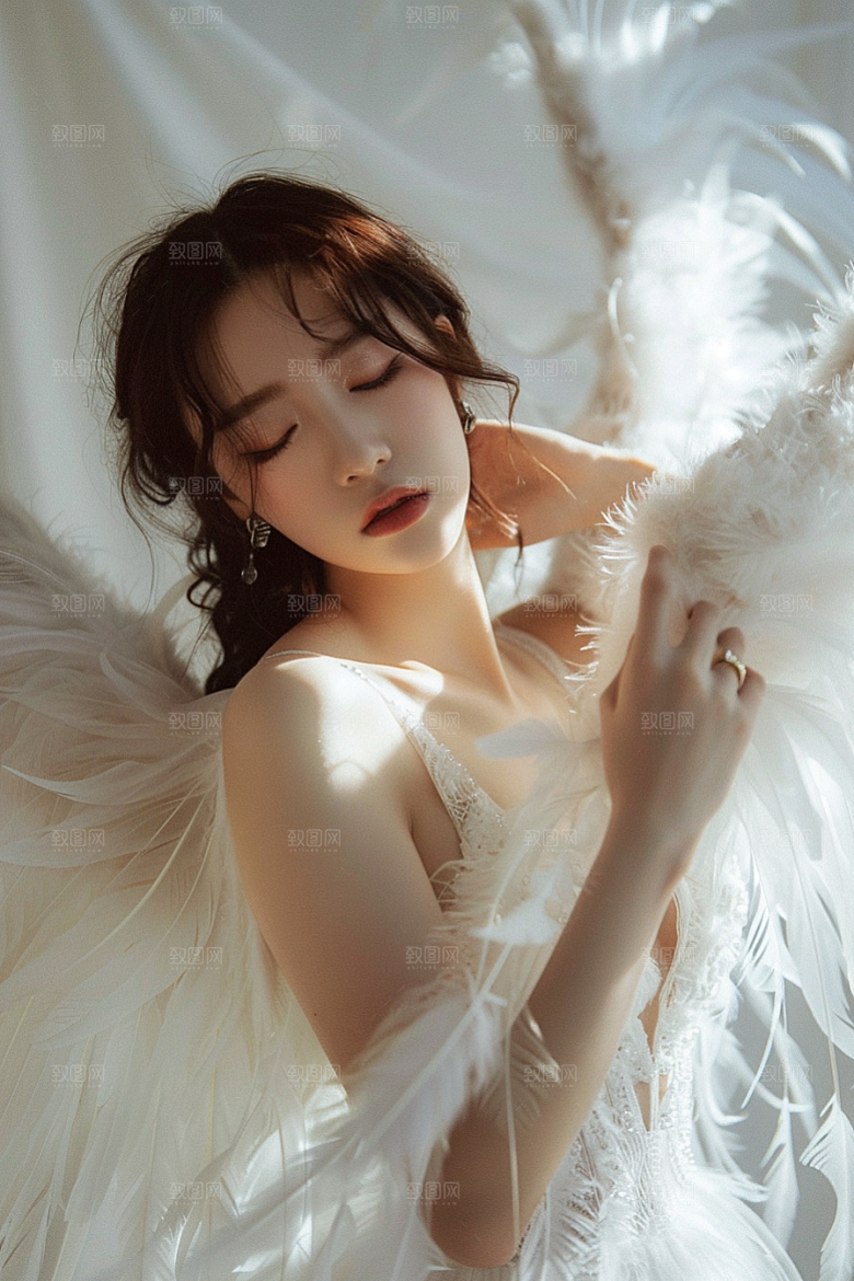 天使女神纯洁高清摄影图