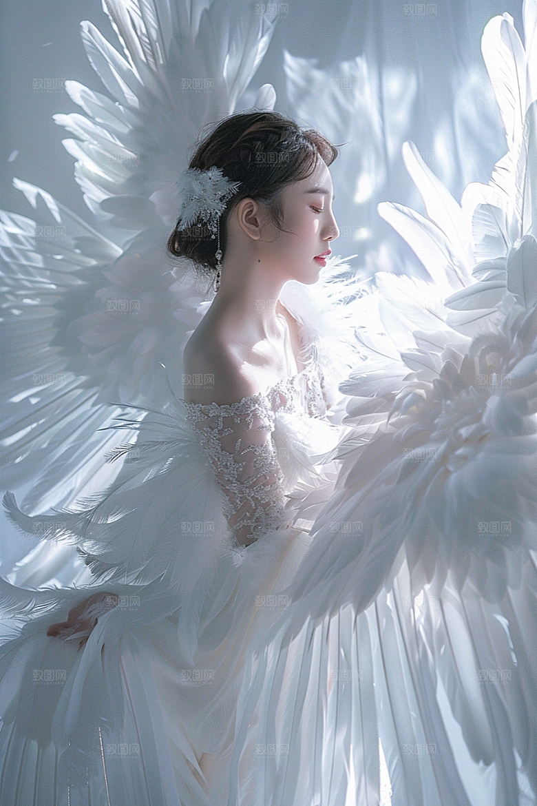 天使女神高清写真摄影图