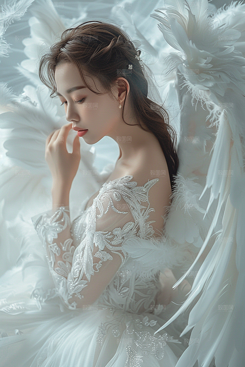 天使女神高清唯美摄影图