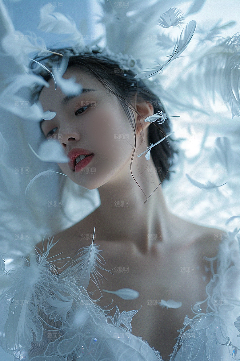 天使女神人物唯美摄影图