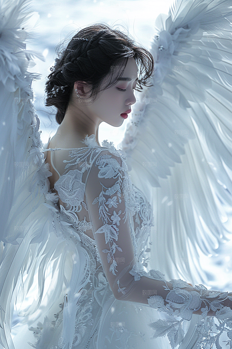 天使女神仙女写真摄影图