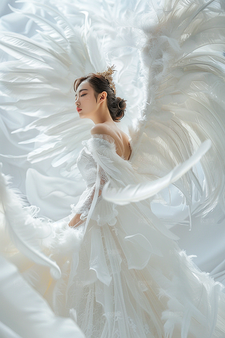 天使女神高清写真摄影图