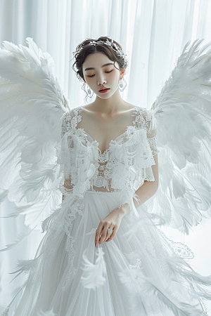 天使女神高清仙女摄影图