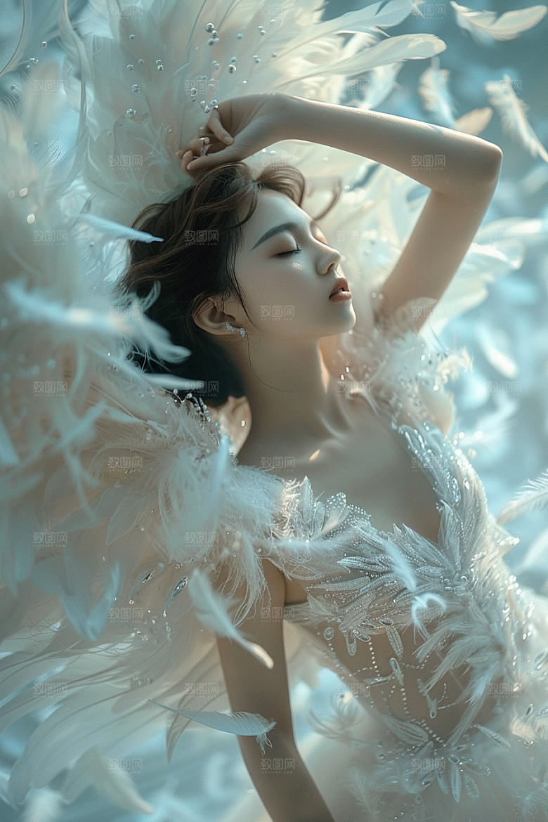 天使女神高清人物摄影图