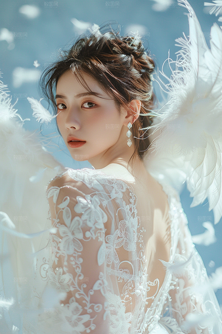 天使女神写真高清摄影图
