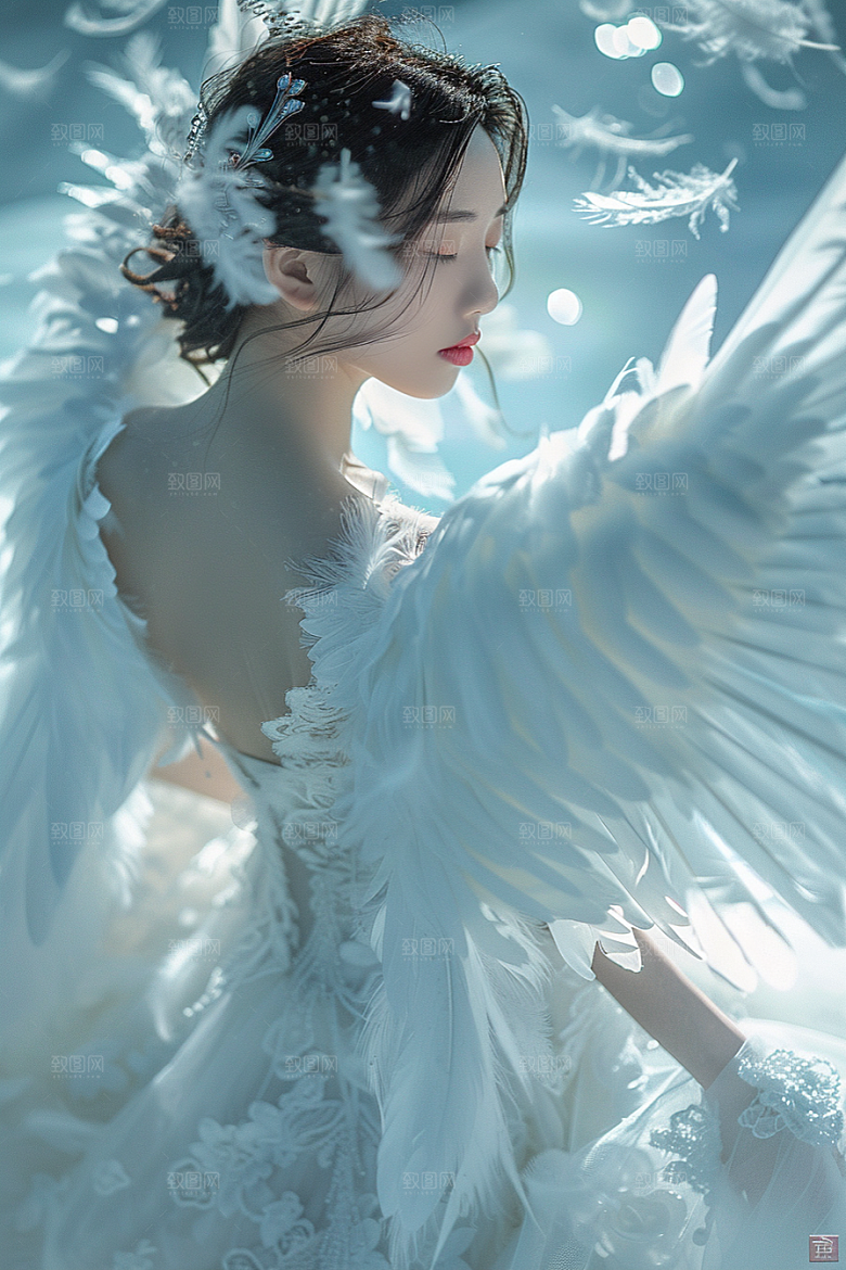 天使女神唯美高清摄影图