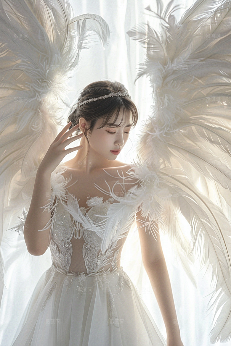 天使女神高清梦幻摄影图