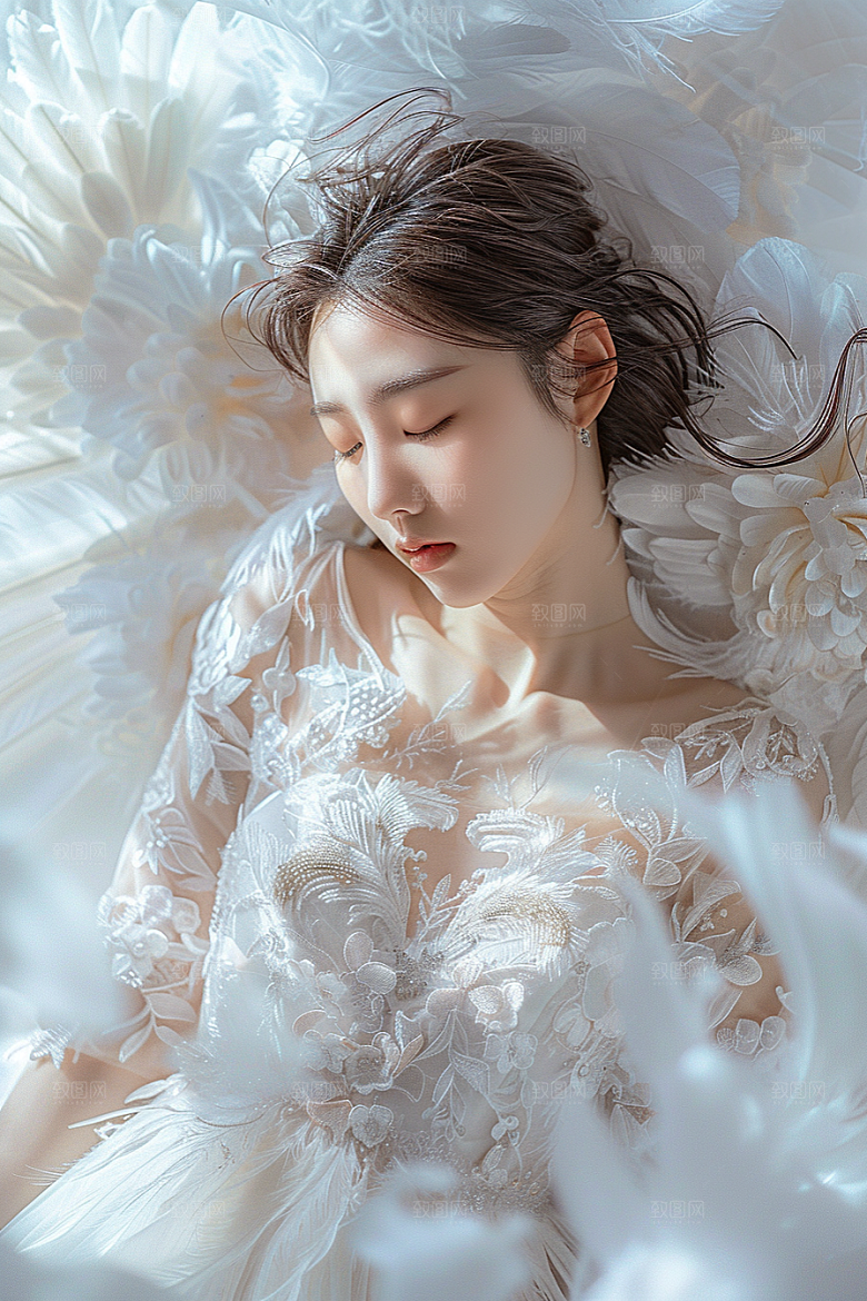 天使女神肖像仙女摄影图
