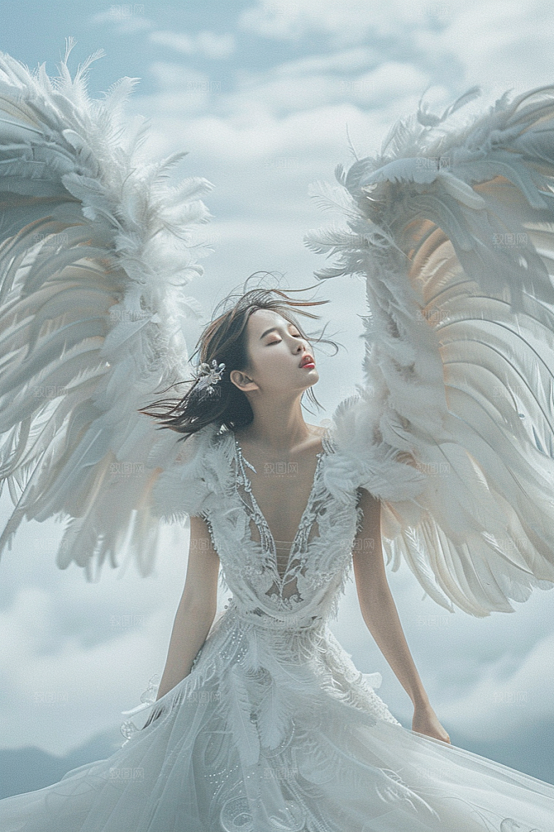 天使女神梦幻写真摄影图