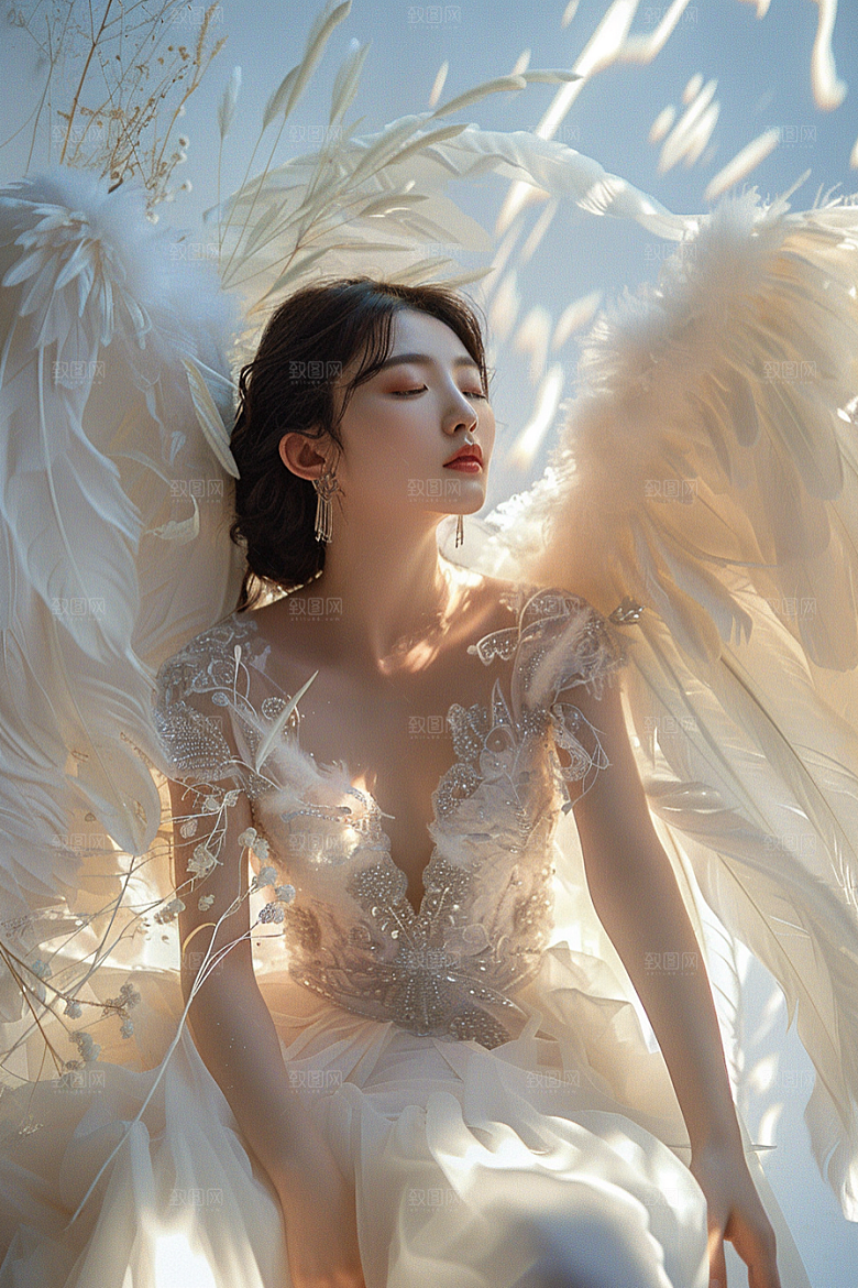 天使女神高清梦幻摄影图