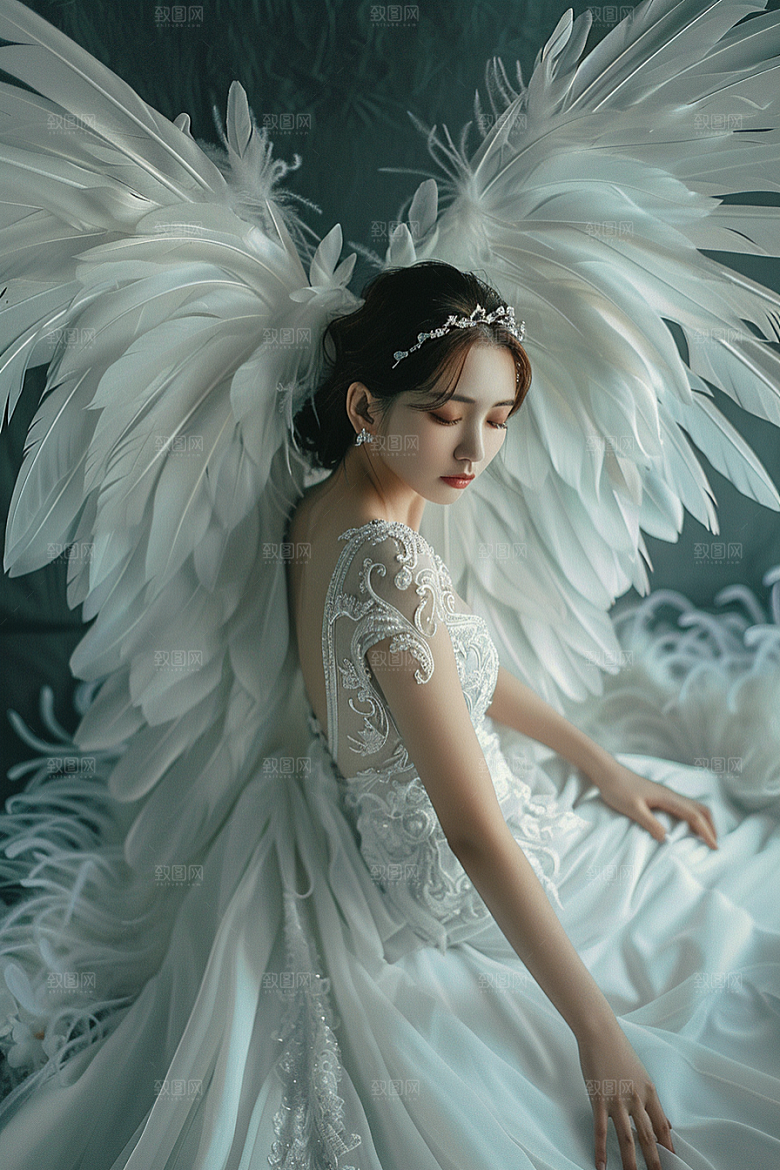 天使女神仙女写真摄影图