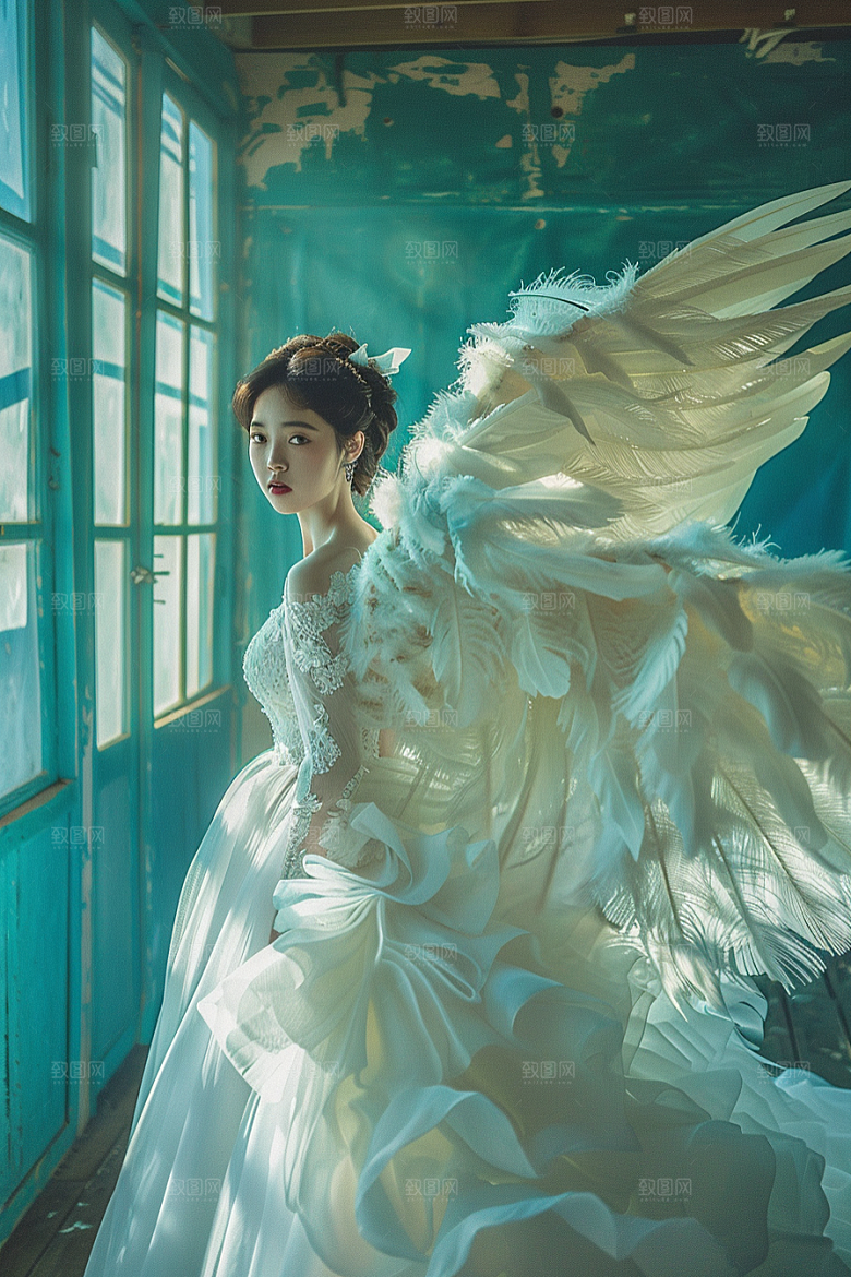 天使女神仙女人物摄影图