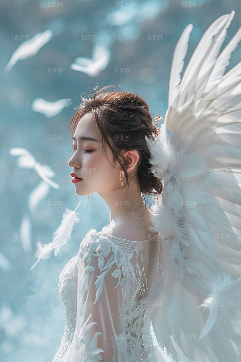 天使女神人物仙女摄影图