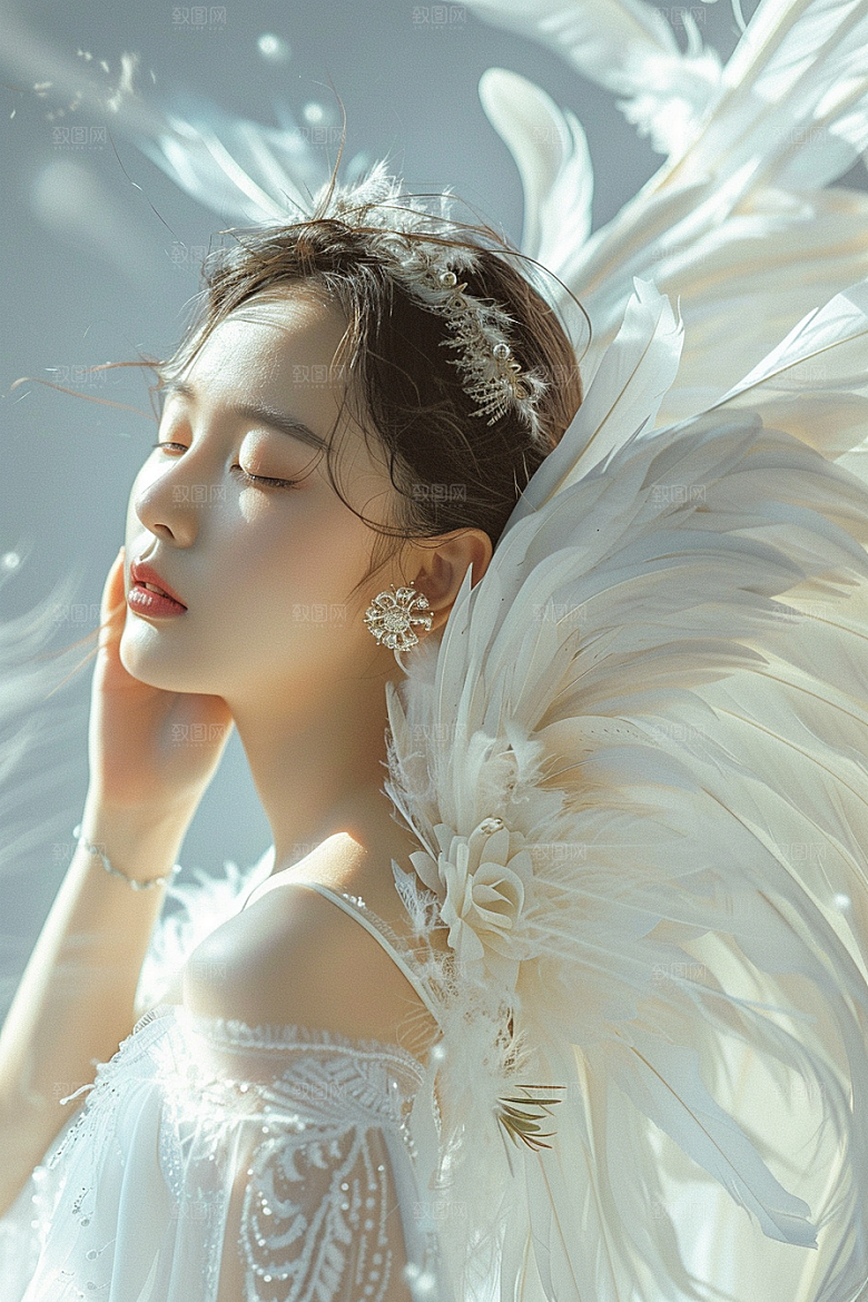 天使女神高清梦幻摄影图