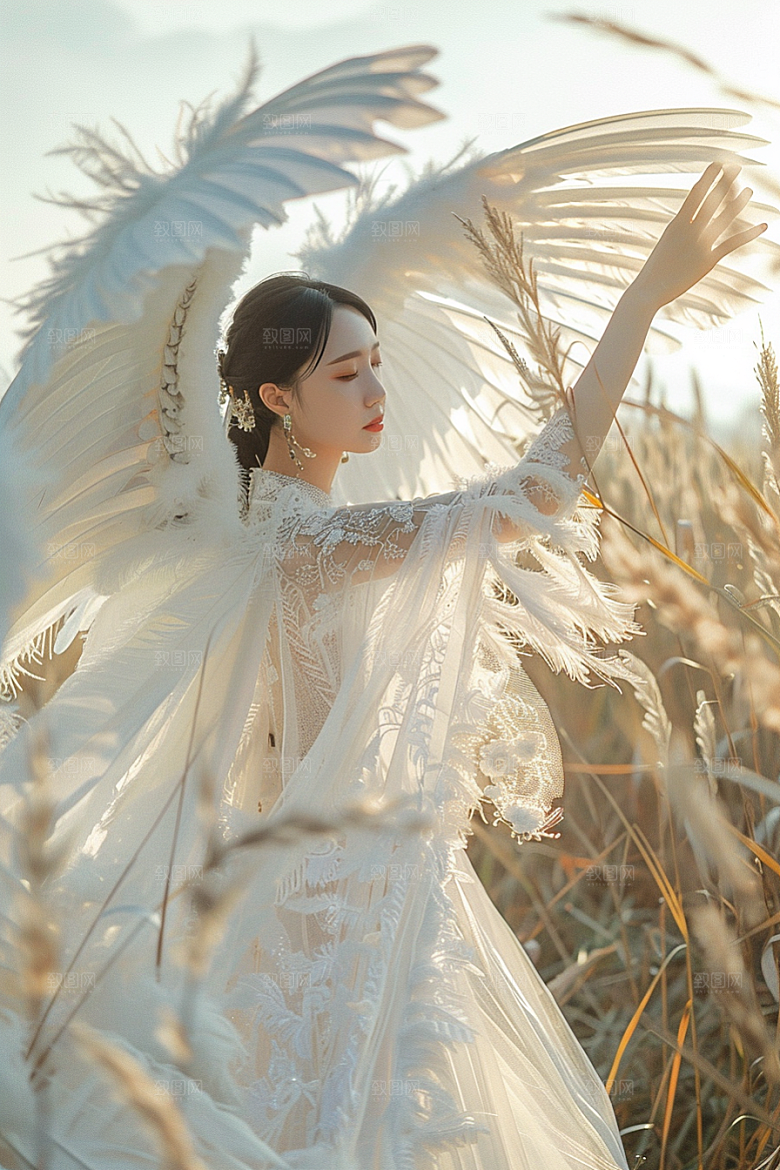 天使女神高清写真摄影图