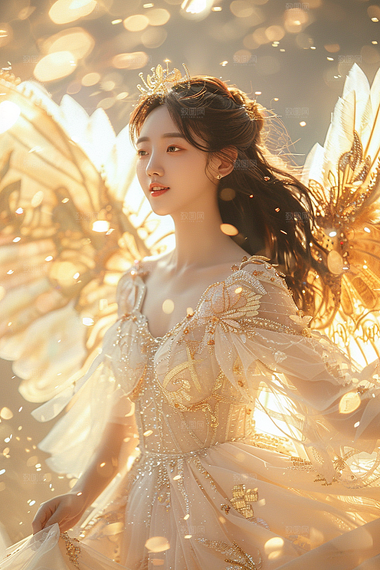 天使女神梦幻写真摄影图