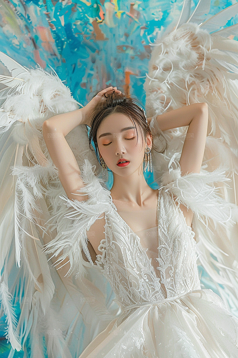 天使女神高清写真摄影图