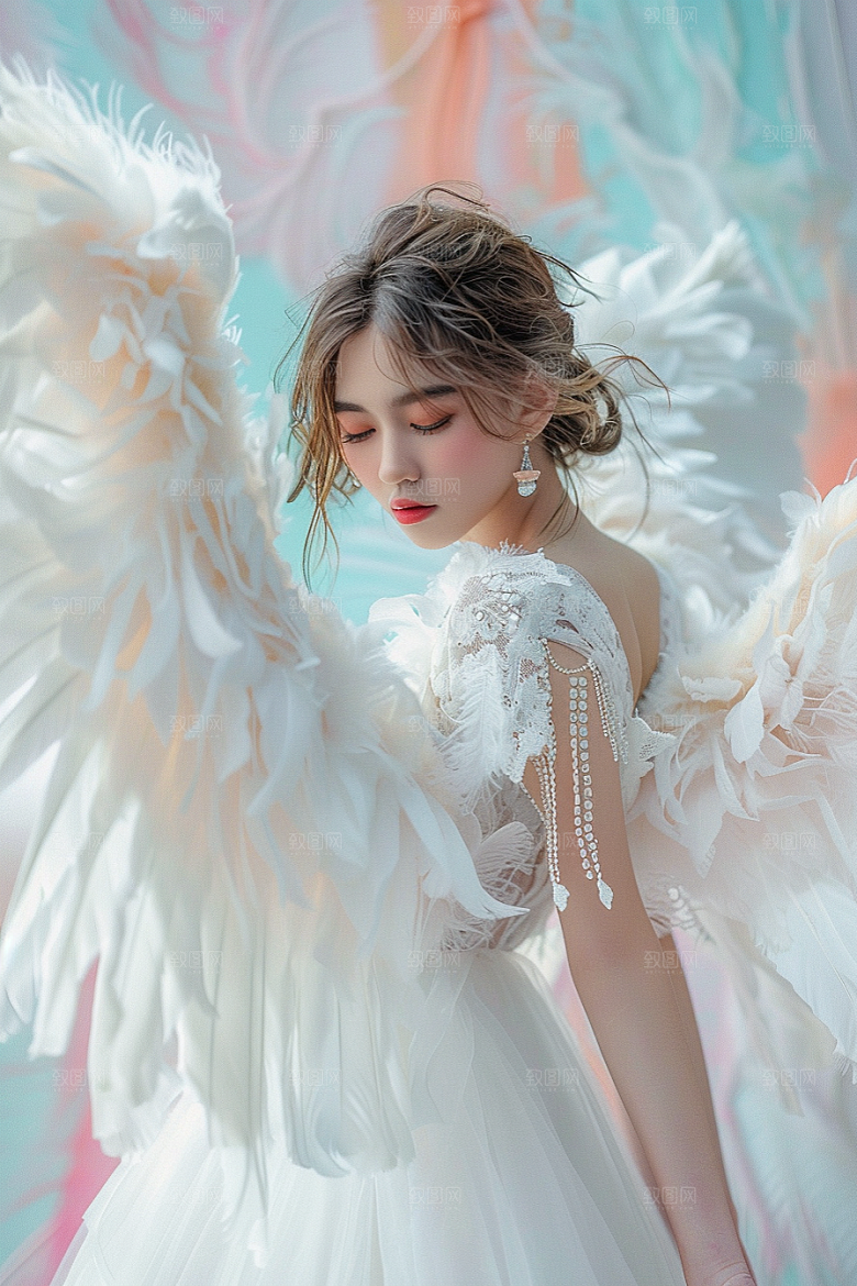 天使女神高清唯美摄影图