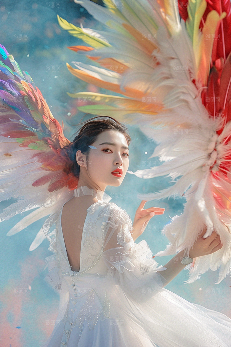天使女神写真高清摄影图
