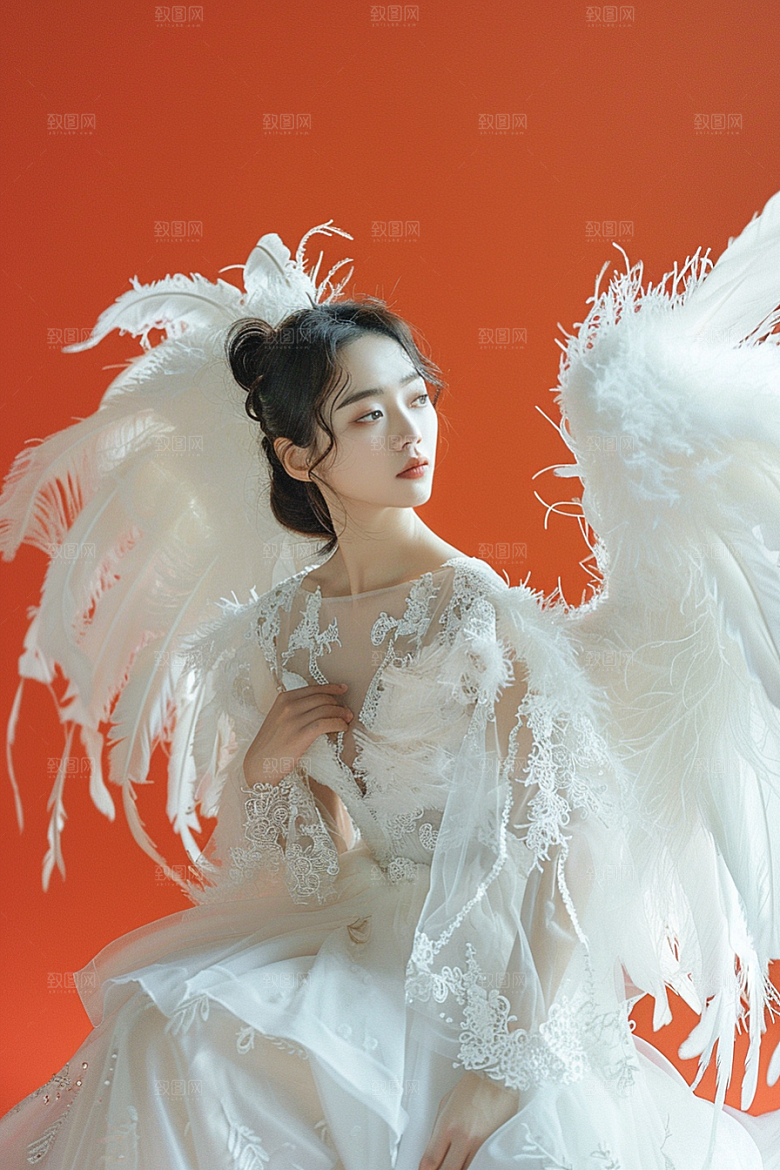 天使女神仙女高清摄影图