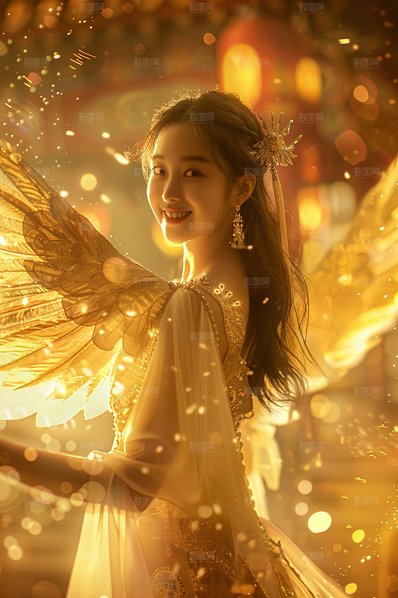 天使女神仙女人物摄影图