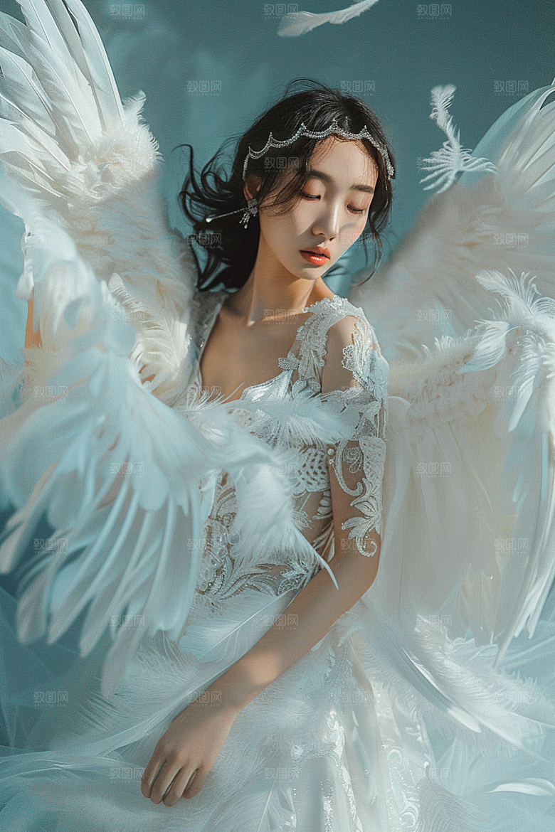 天使女神仙女唯美摄影图