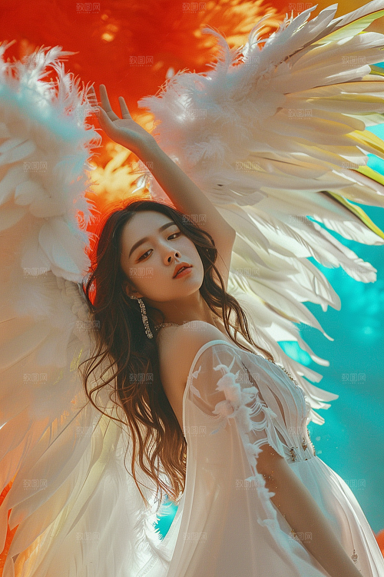 天使女神仙女梦幻摄影图