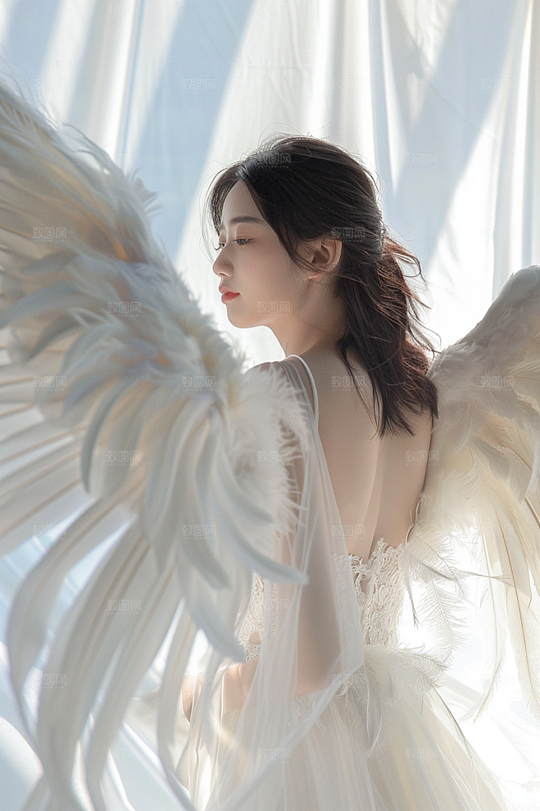 天使女神梦幻唯美摄影图