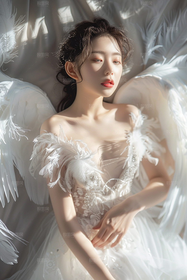 天使女神梦幻写真摄影图
