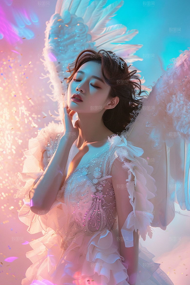 天使女神高清写真摄影图